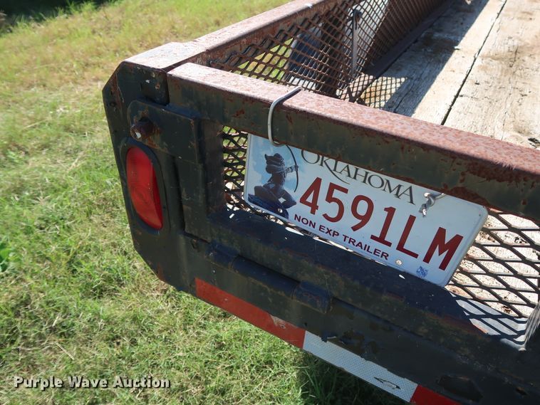 image for item GD9754 2009 shop built utility trailer