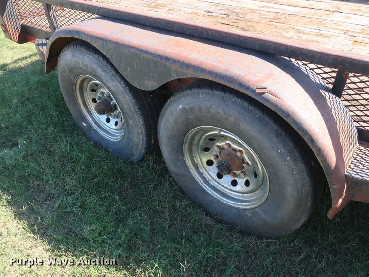 image for item GD9754 2009 shop built utility trailer