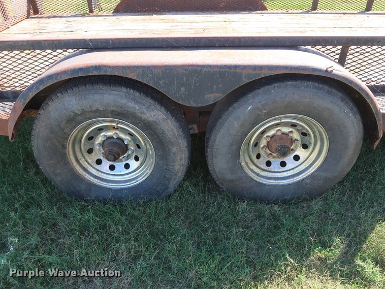 image for item GD9754 2009 shop built utility trailer