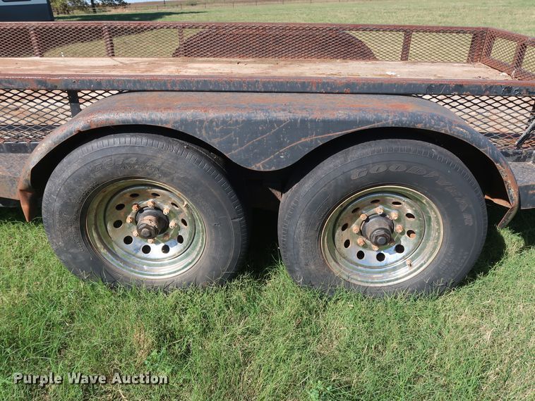 image for item GD9754 2009 shop built utility trailer