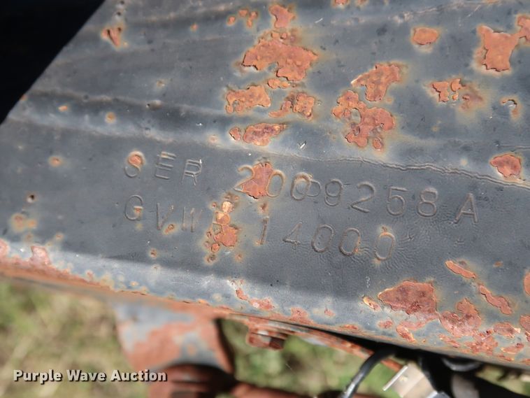 image for item GD9754 2009 shop built utility trailer