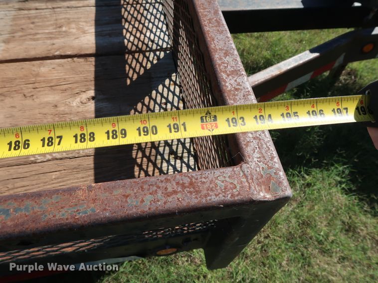 image for item GD9754 2009 shop built utility trailer