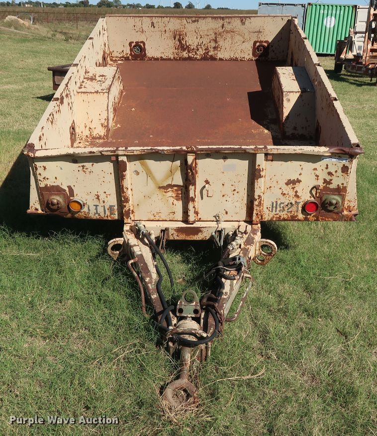 image for item GD9756 1987 Kasel 2A501M utility trailer