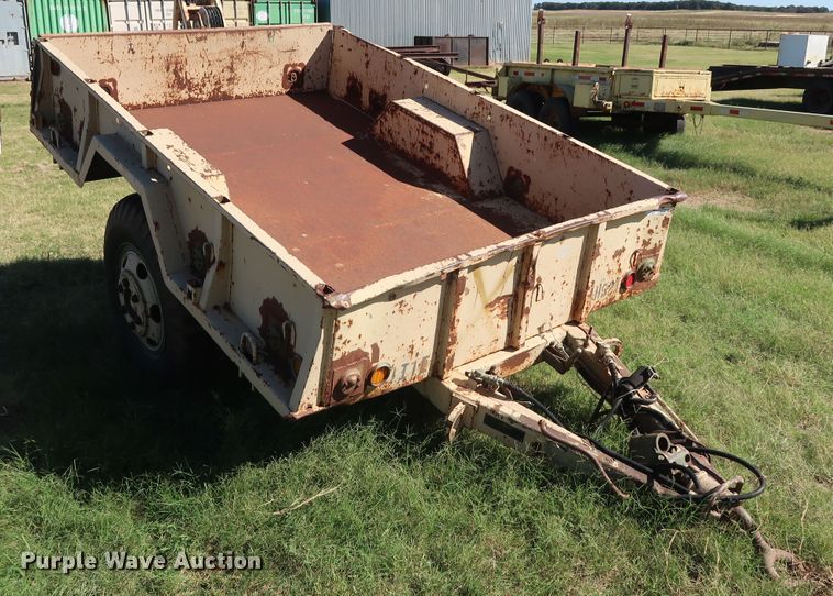 image for item GD9756 1987 Kasel 2A501M utility trailer