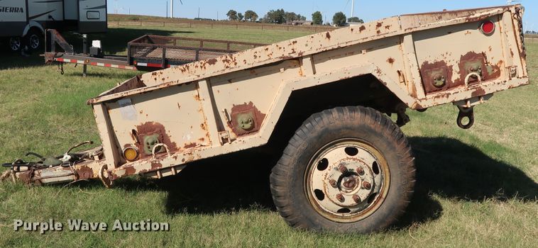 image for item GD9756 1987 Kasel 2A501M utility trailer