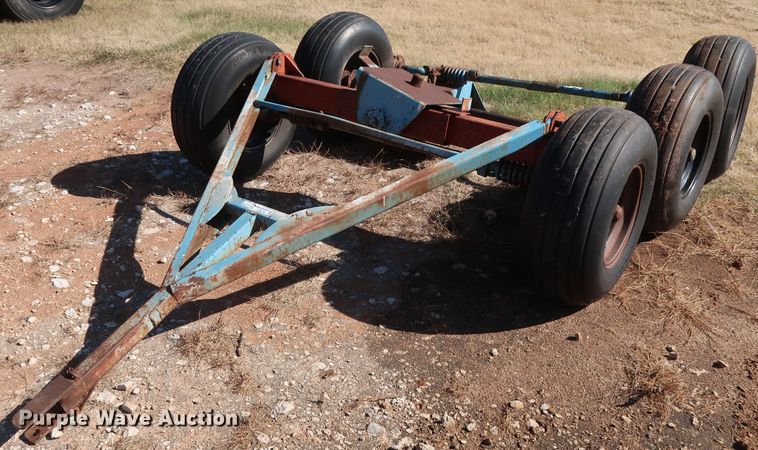 image for item GD9766 (3) running gear axle/tire/wheels sets