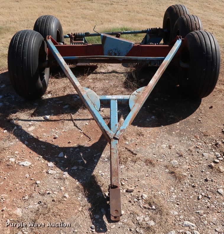 image for item GD9766 (3) running gear axle/tire/wheels sets