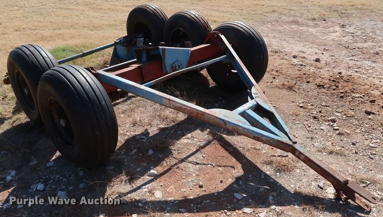 image for item GD9766 (3) running gear axle/tire/wheels sets