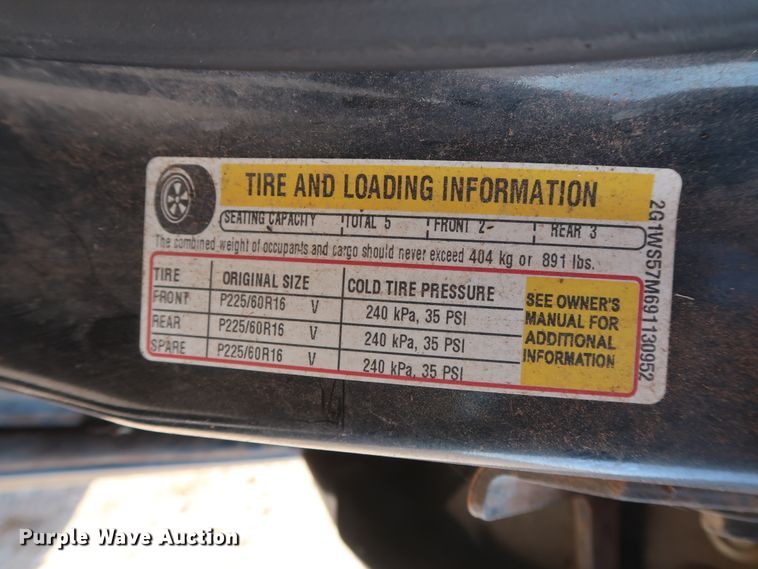 image for item GD9771 2009 Chevrolet Impala Police Cruiser