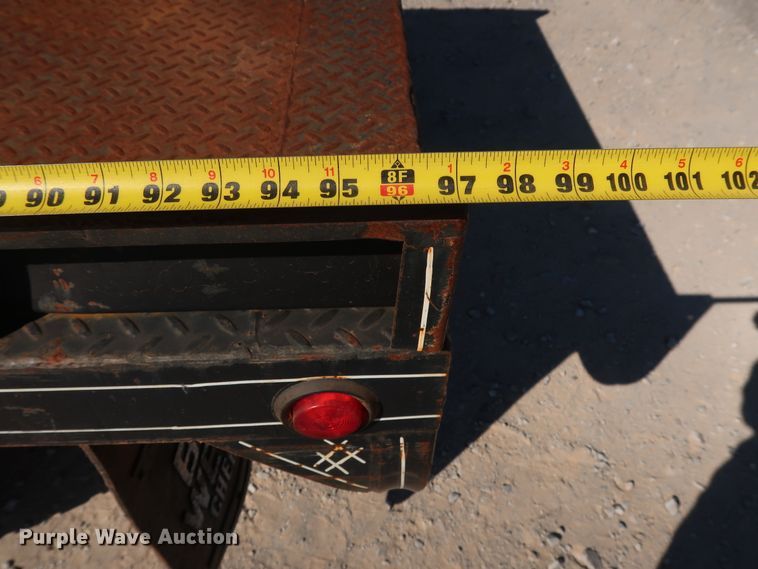 image for item GD9777 1996 Ford F350 XL Crew Cab flatbed pickup truck