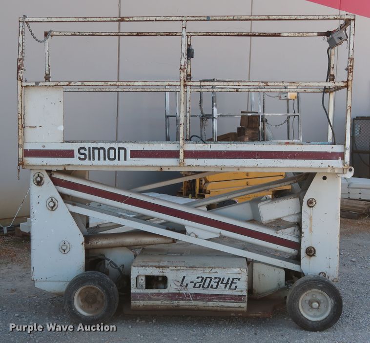 image for item GD9791 2006 Simon L-2034E scissor lift