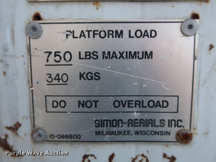 image for item GD9791 2006 Simon L-2034E scissor lift