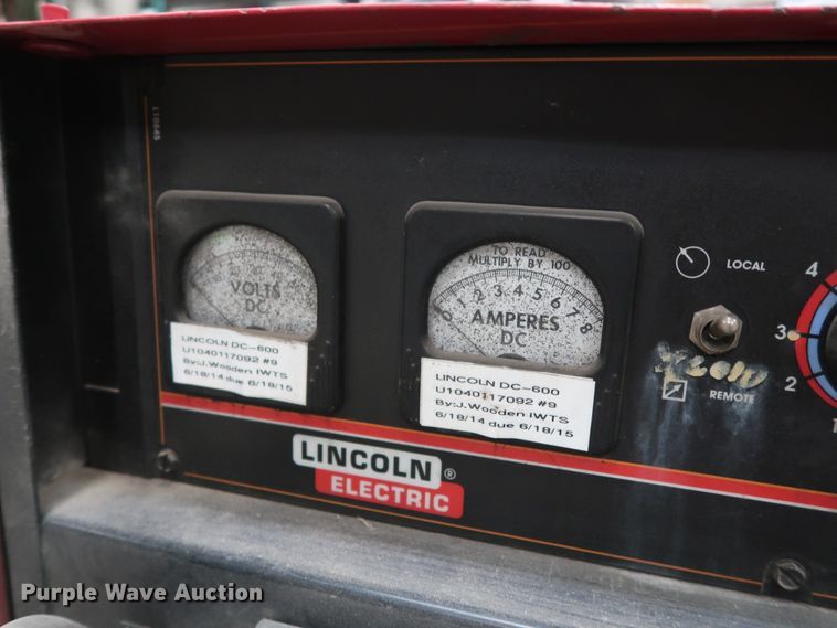 image for item GD9804 Lincoln DC-600 welder