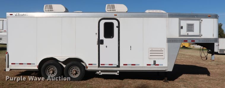 image for item GD9817 2006 Welchel Enterprises Cherokee enclosed cargo trailer