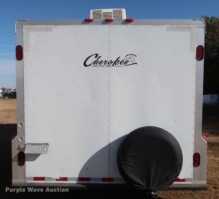 image for item GD9817 2006 Welchel Enterprises Cherokee enclosed cargo trailer