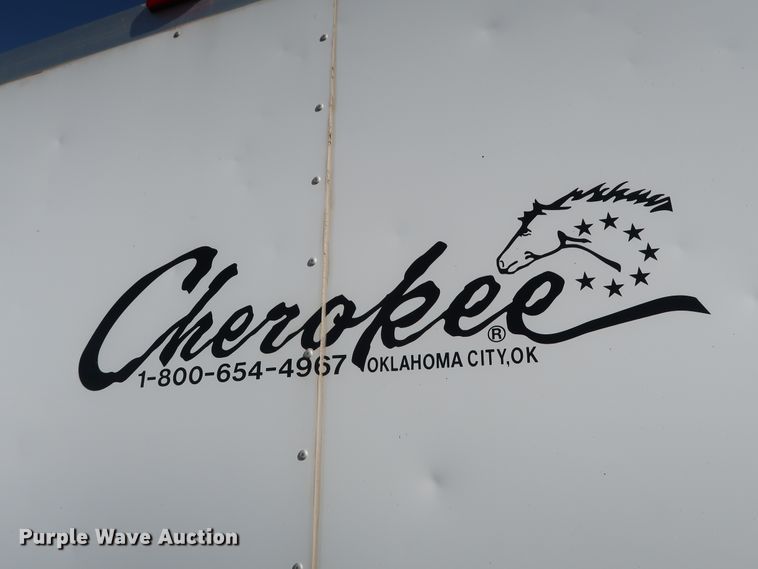 image for item GD9817 2006 Welchel Enterprises Cherokee enclosed cargo trailer