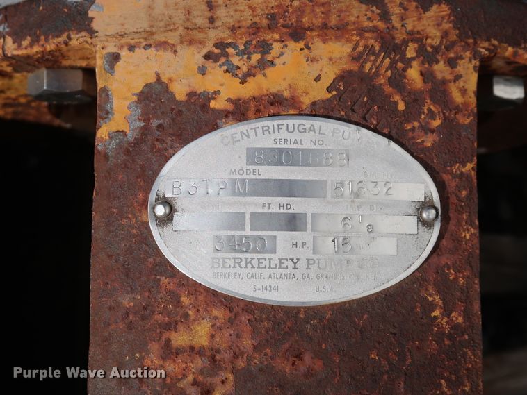 image for item GD9836 (2) Berkeley B3TPM pumps