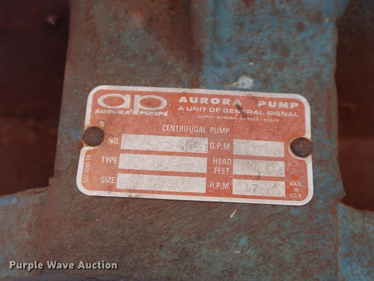 image for item GD9837 (2) Aurora 344A-BF pumps