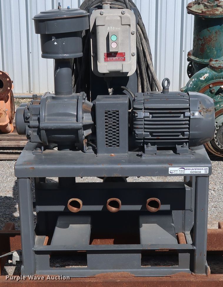 image for item GD9838 2013 Tuthill 3006-21L2 rotary blower vacuum system