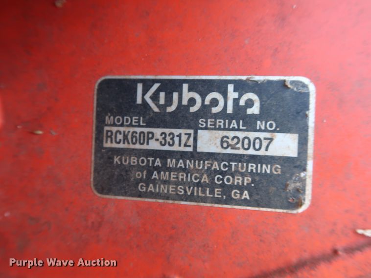 image for item GD9934 2011 Kubota ZD326P ZTR lawn mower