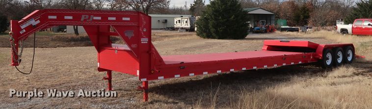 image for item GD9938 2015 PJ CarHauler Tilt T7383 tilt deck equipment trailer