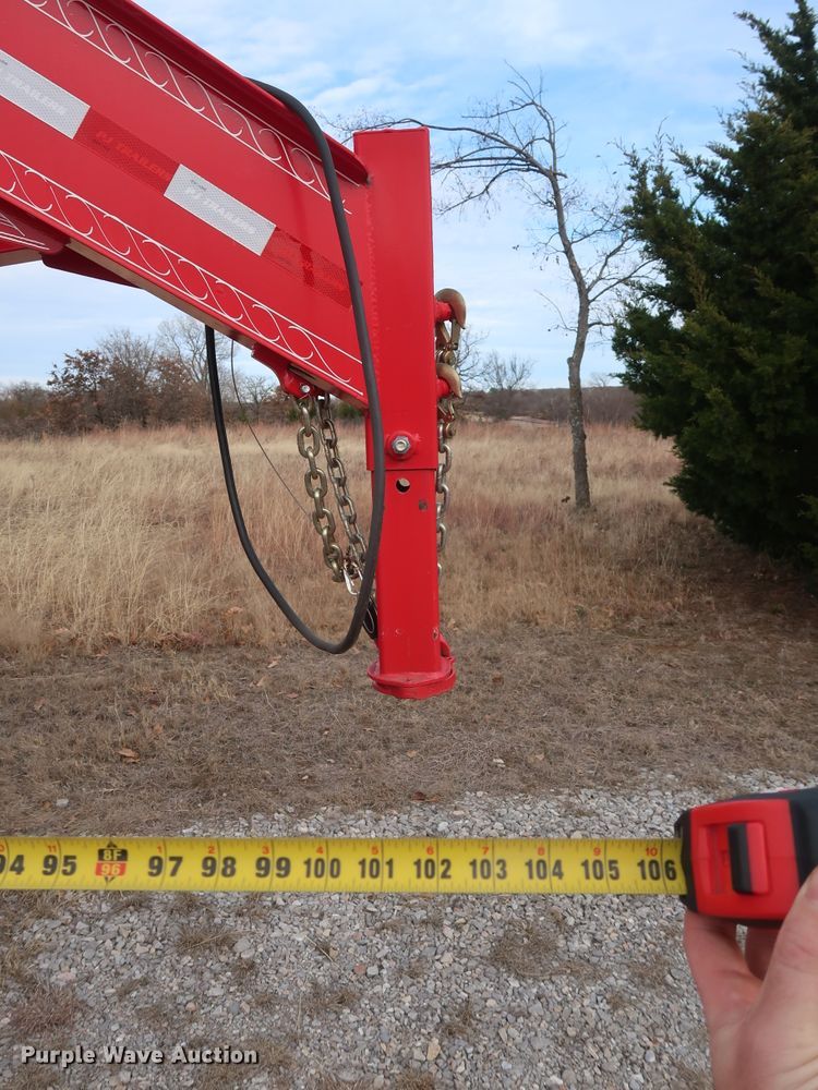 image for item GD9938 2015 PJ CarHauler Tilt T7383 tilt deck equipment trailer