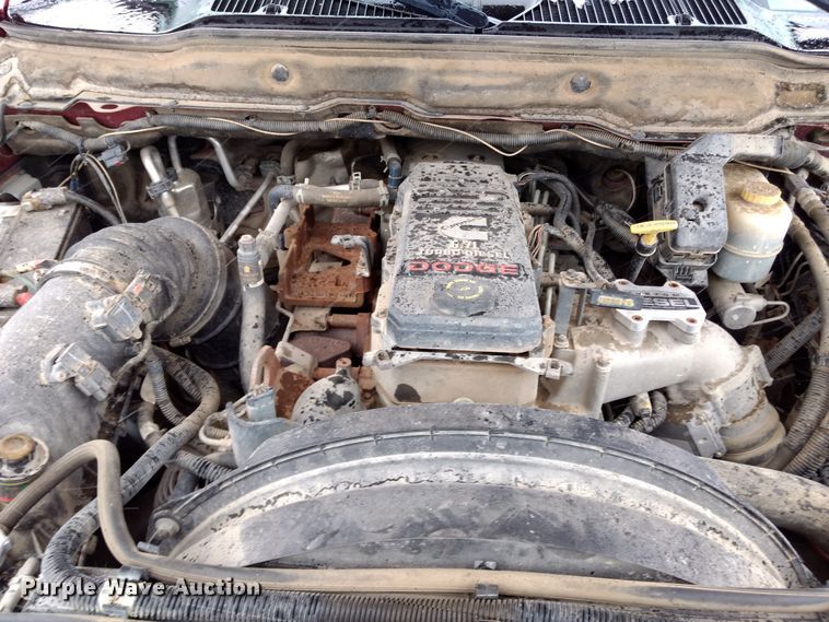 image for item GE9556 2007 Dodge Ram 3500 SLT Quad Cab utility bed pickup truck