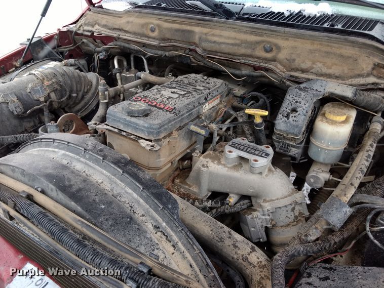 image for item GE9556 2007 Dodge Ram 3500 SLT Quad Cab utility bed pickup truck