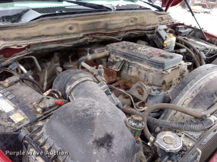 image for item GE9556 2007 Dodge Ram 3500 SLT Quad Cab utility bed pickup truck