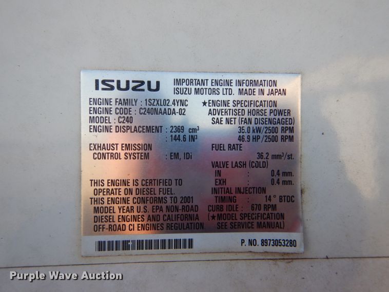 image for item GF9003 2002 Sterling SC8000 street sweeper truck