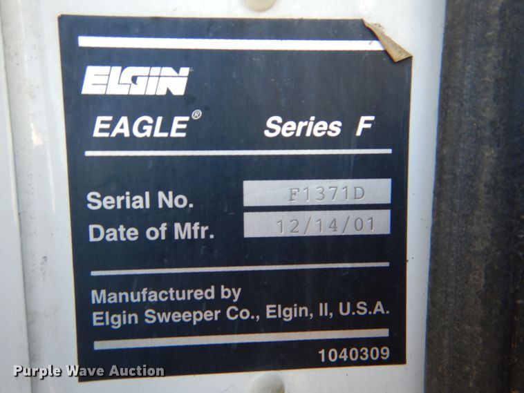 image for item GF9003 2002 Sterling SC8000 street sweeper truck