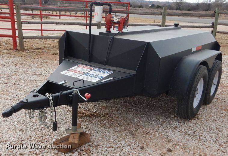 image for item GF9843 Shop built fuel trailer