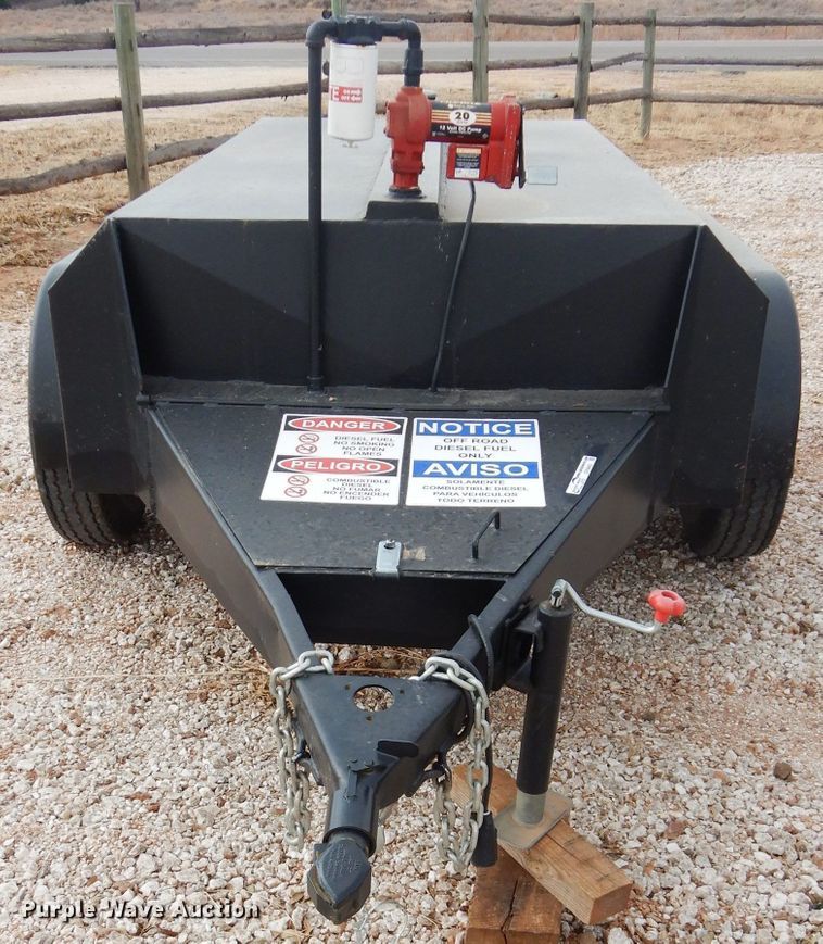 image for item GF9843 Shop built fuel trailer