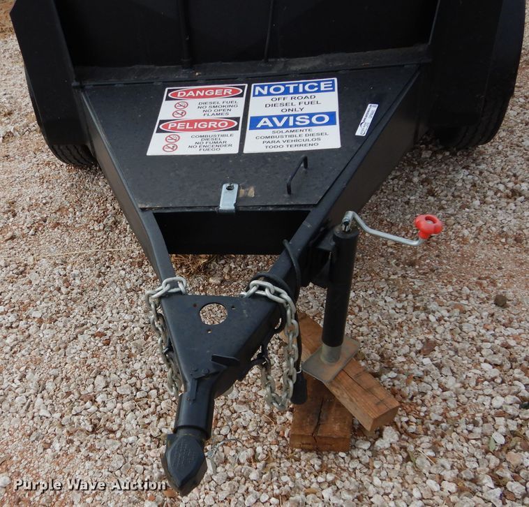 image for item GF9843 Shop built fuel trailer