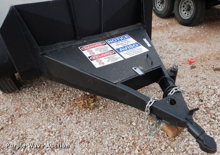 image for item GF9843 Shop built fuel trailer