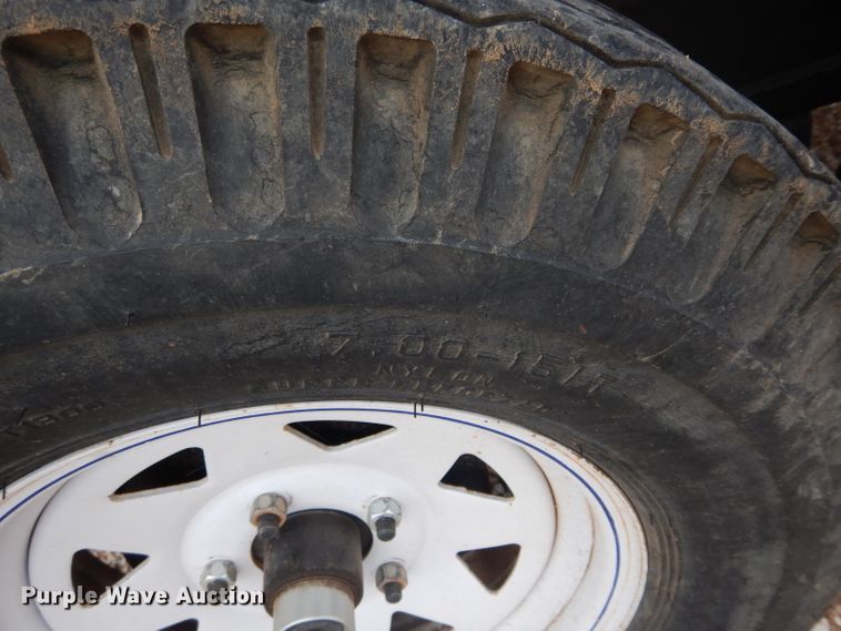 image for item GF9843 Shop built fuel trailer