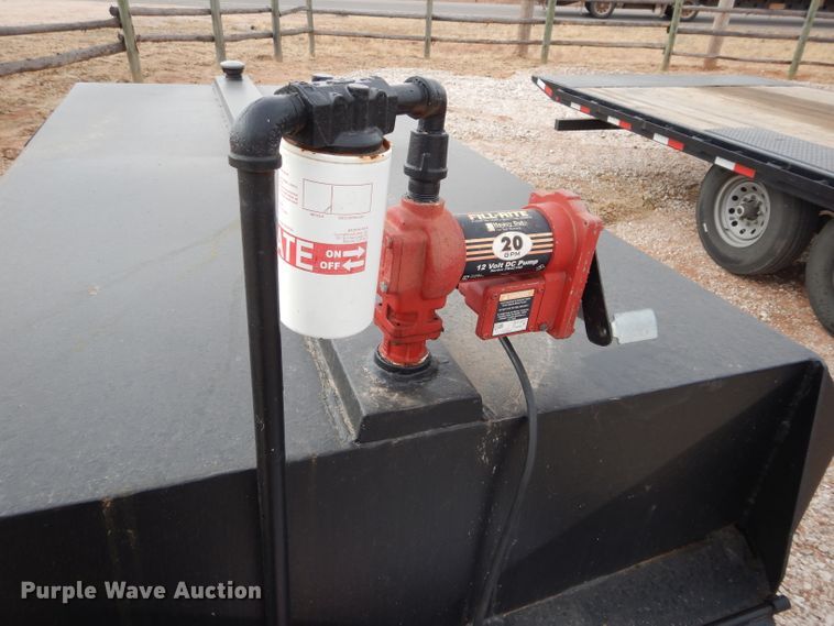 image for item GF9843 Shop built fuel trailer