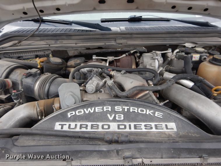 image for item GF9848 2008 Ford F350 XL Super Duty SuperCab utility bed pickup truck