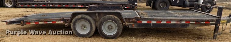 image for item GF9858 2011 Kaufman tilt deck equipment trailer