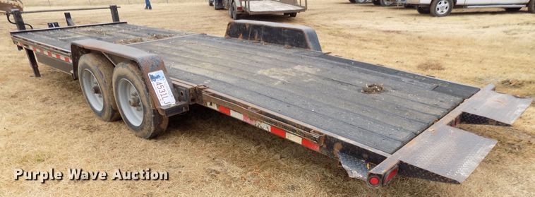 image for item GF9858 2011 Kaufman tilt deck equipment trailer