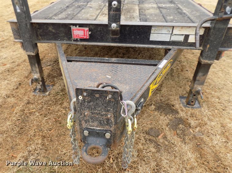 image for item GF9858 2011 Kaufman tilt deck equipment trailer