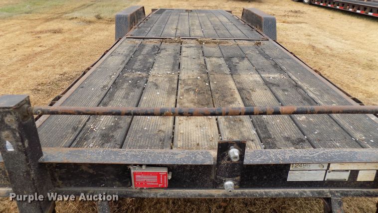 image for item GF9858 2011 Kaufman tilt deck equipment trailer