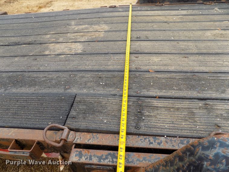 image for item GF9858 2011 Kaufman tilt deck equipment trailer