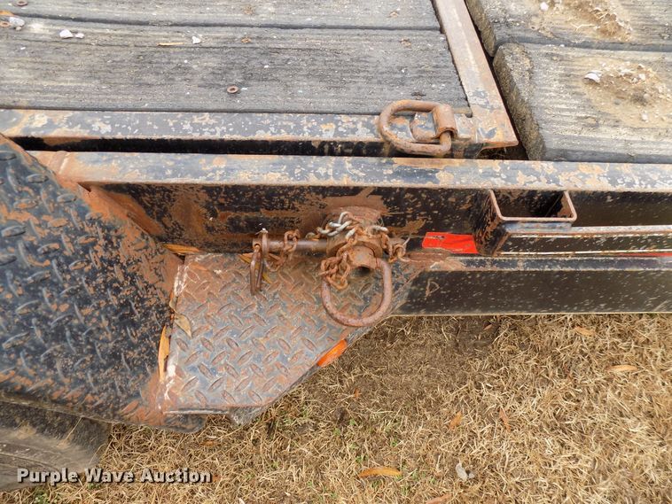 image for item GF9858 2011 Kaufman tilt deck equipment trailer