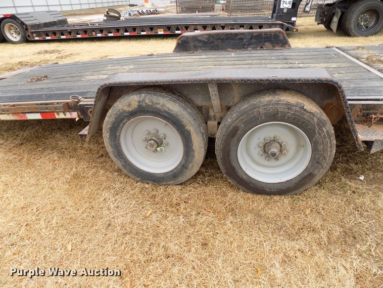 image for item GF9858 2011 Kaufman tilt deck equipment trailer