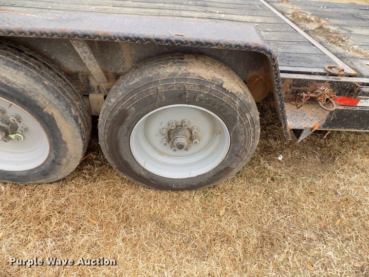 image for item GF9858 2011 Kaufman tilt deck equipment trailer