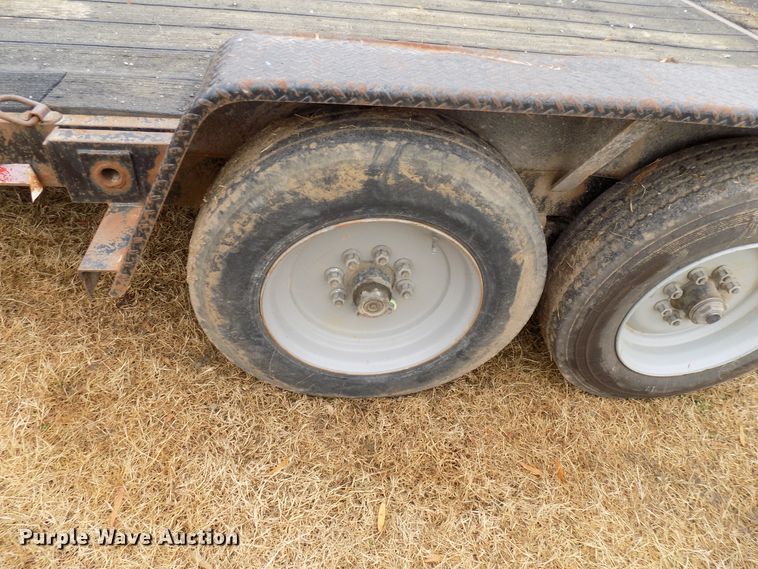 image for item GF9858 2011 Kaufman tilt deck equipment trailer