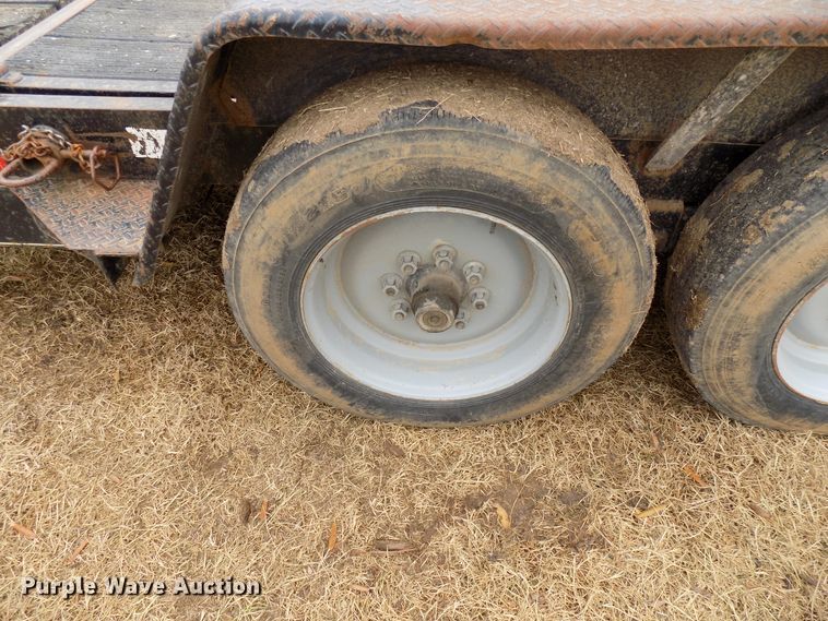 image for item GF9858 2011 Kaufman tilt deck equipment trailer