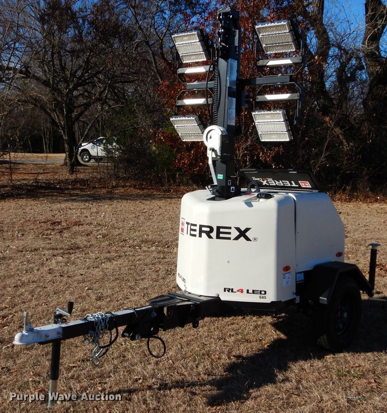 2019 Terex RL4LED light plant in Marlow, OK Item GF9868 sold Purple