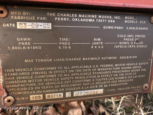 image for item GF9897 2012 Ditch Witch RT12 trencher